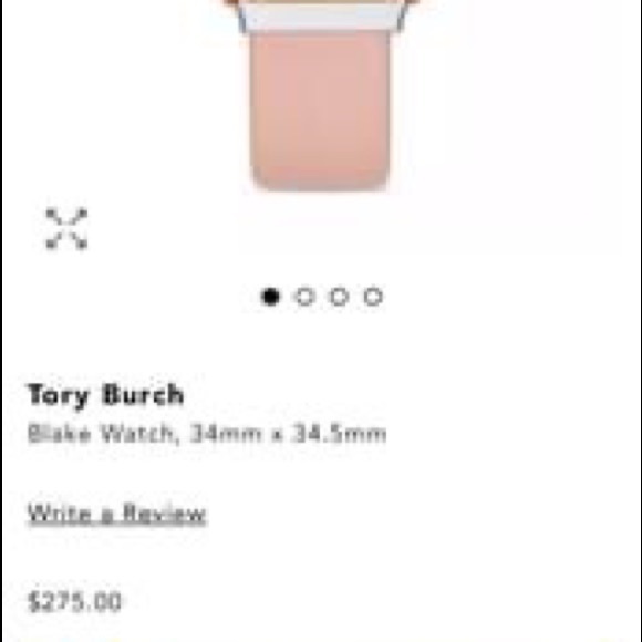 Tory Burch Blake watch, pink, gold and silver main image 6